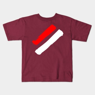 Indonesia Flag - Stripes Kids T-Shirt